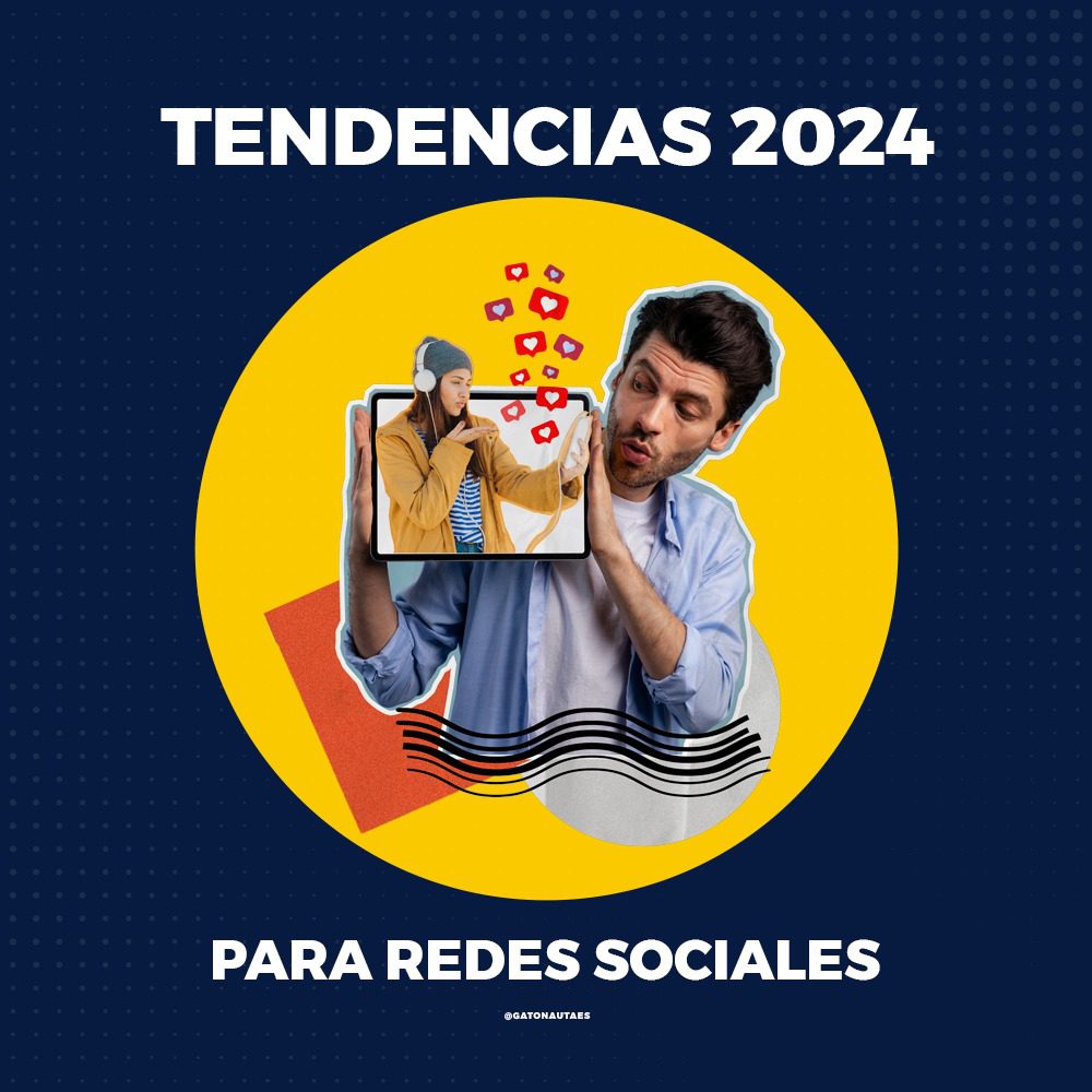 imagen sobre tendencias 2024 para redes